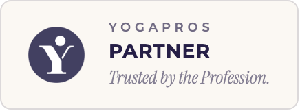 YogaPros Partner badge · paper